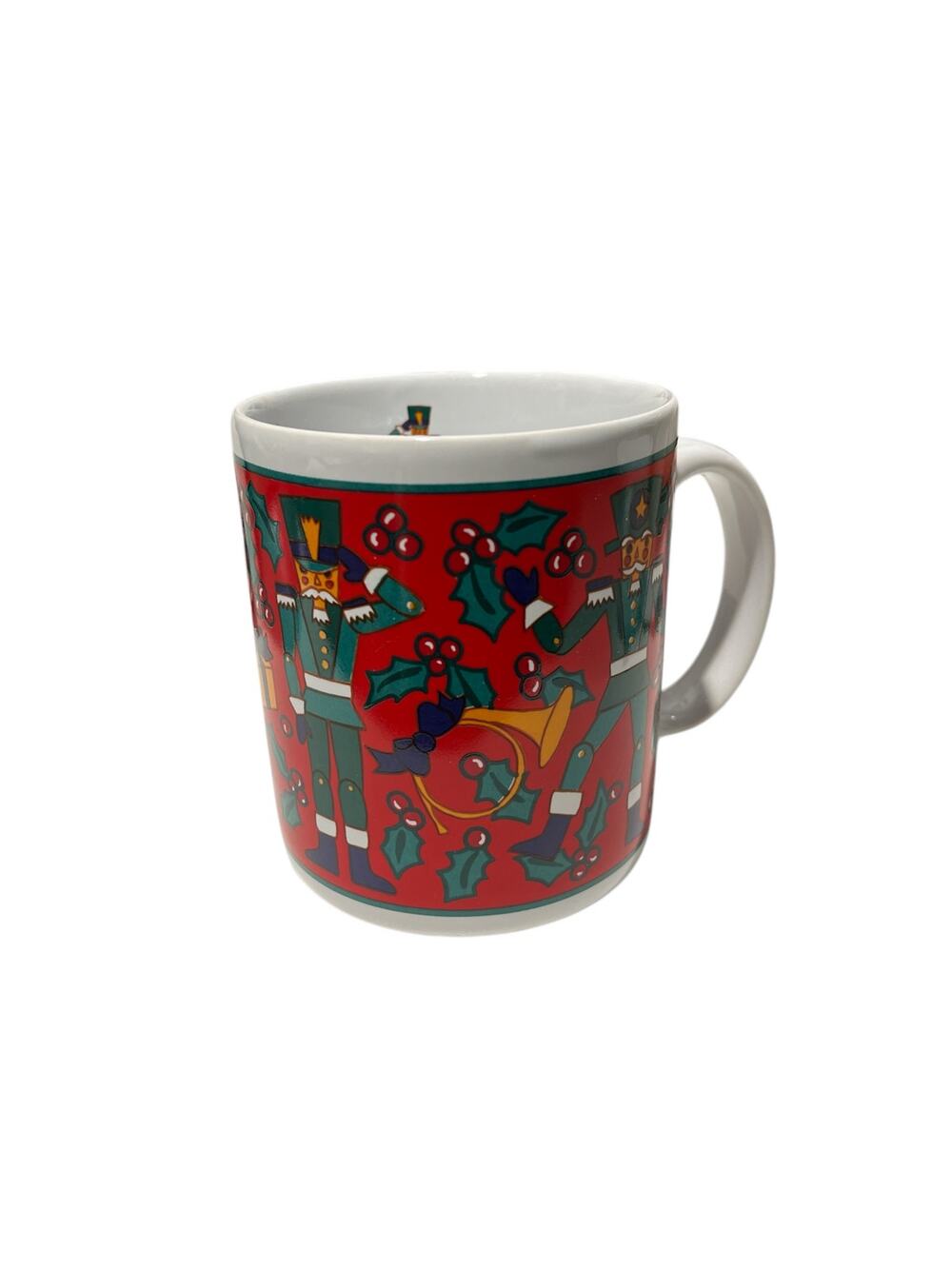 Riviera Van Beers 1993 Limited Edition Signature Christmas Nutcracker Cup Mug